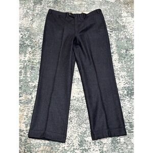 Vintage Paul Stuart Wool/Cashmere Men's Charcoal Cuffed Pants 36X30  EUC